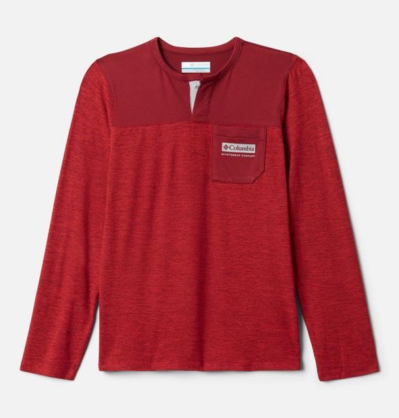 Columbia Boys Shirts Sale UK - Better Edge Clothing Red UK-417018